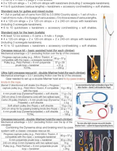 editions seb constant mountain essentials - ice snow mixed techniques and strategies - safety mountaineering page13