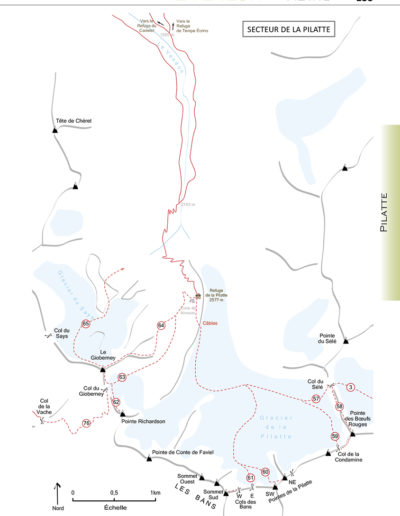 voies normales et classiques des ecrins : livre de montagne technique topoguide alpinisme facile randonnee glaciaire - paiement securisee Carte  Bleue ou PAYPAL