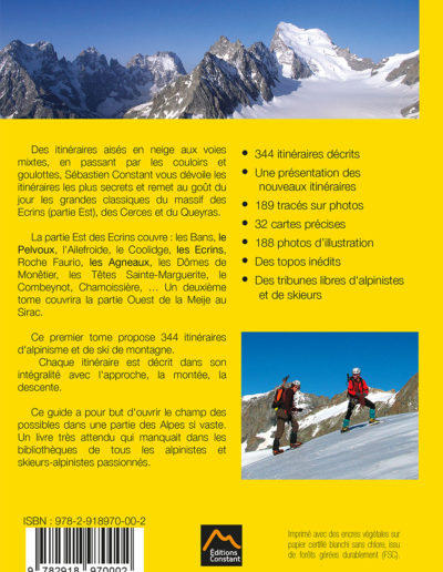 APERCU PDF du livre montagne editions seb constant - topo-guide Ascensions en neige et mixte massif des Ecrins Cerces Queyras