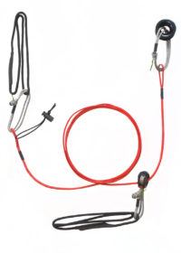 mountain essentials - crevasse rescue equipment  double-Mariner hoist - Editions Seb CONSTANT